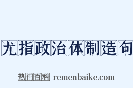 尤指政治体制造句是什么意思的图片